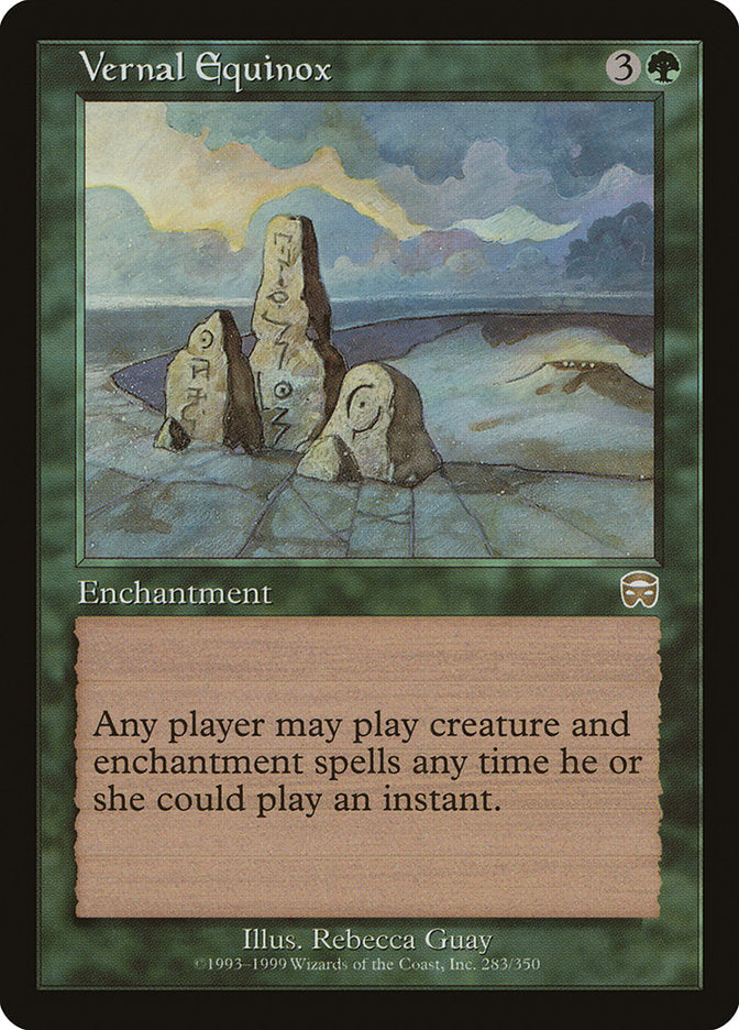 Vernal Equinox [Mercadian Masques] Magic: The Gathering