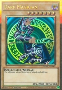 Dark Magician [MAGO-EN002] Gold Rare Yu-Gi-Oh!