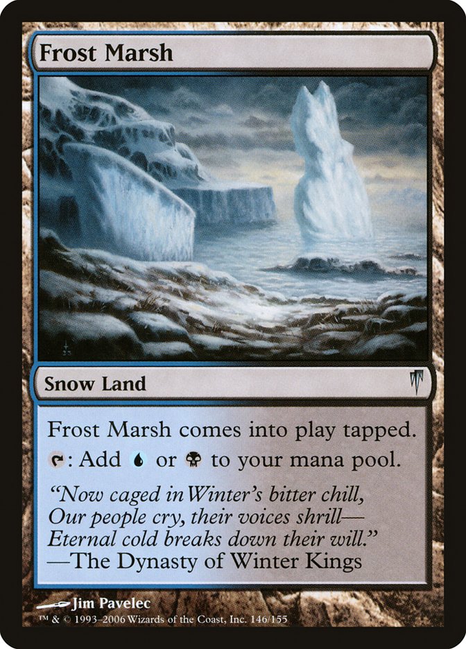 Frost Marsh [Coldsnap] Magic: The Gathering