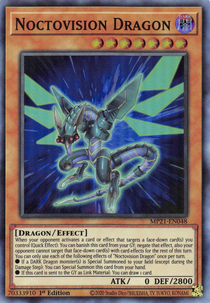 Noctovision Dragon [MP21-EN048] Super Rare Yu-Gi-Oh!