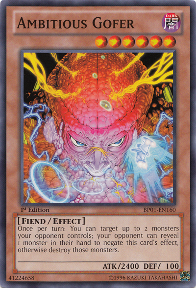 Ambitious Gofer [BP01-EN160] Common Yu-Gi-Oh!