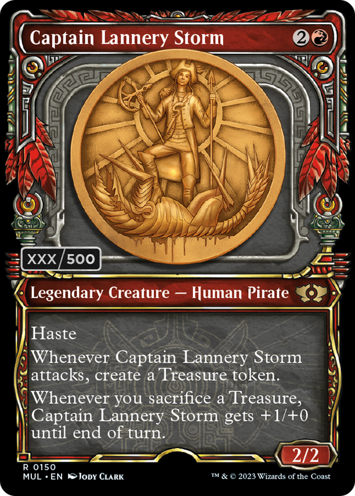 Captain Lannery Storm (Serialized) [Multiverse Legends] Magic: The Gathering