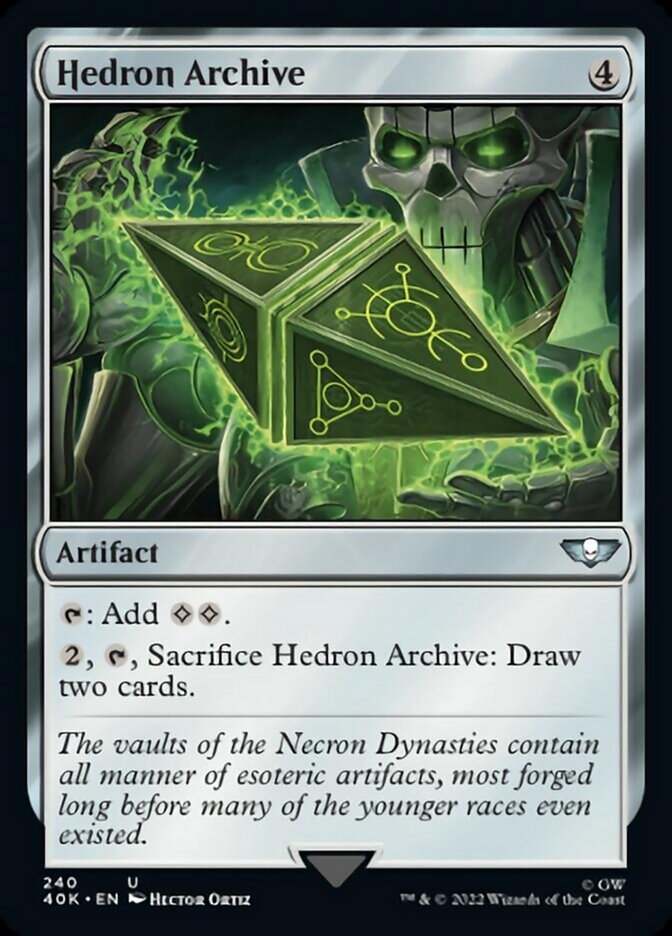 Hedron Archive (Surge Foil) [Warhammer 40,000] Magic: The Gathering