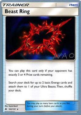 Beast Ring (102/131) (Buzzroc - Naohito Inoue) [World Championships 2018] Pokémon
