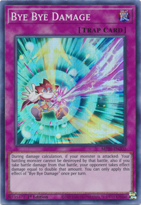 Bye Bye Damage [MP20-EN202] Super Rare Yu-Gi-Oh!