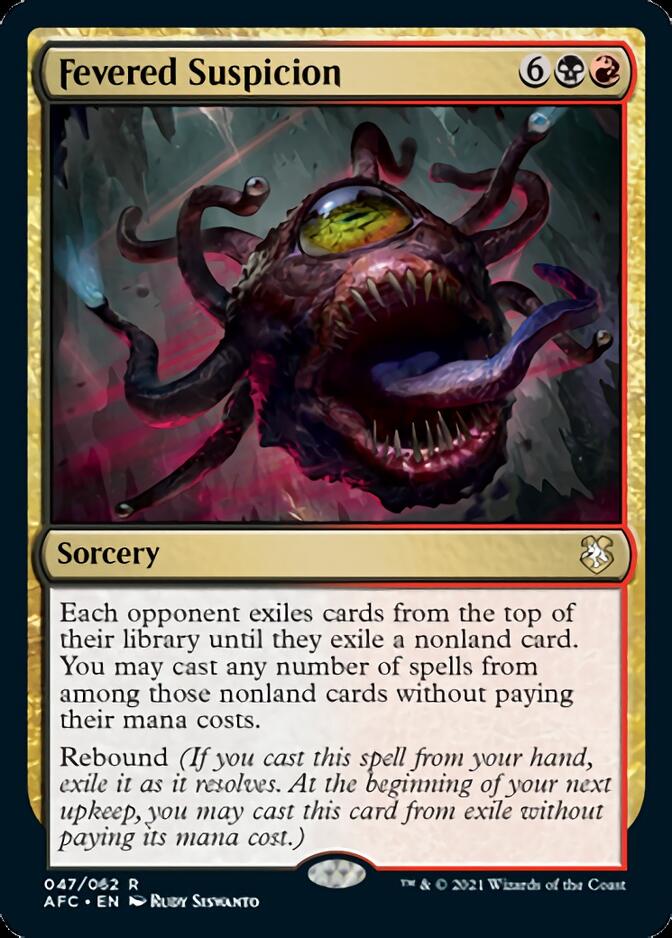 Fevered Suspicion [Dungeons & Dragons: Adventures in the Forgotten Realms Commander] Magic: The Gathering