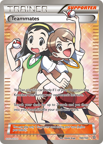 Teammates (160/160) [XY: Primal Clash] Pokémon