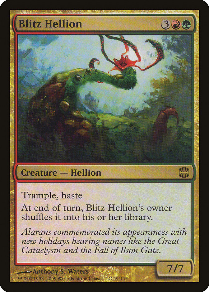 Blitz Hellion [Alara Reborn] Magic: The Gathering