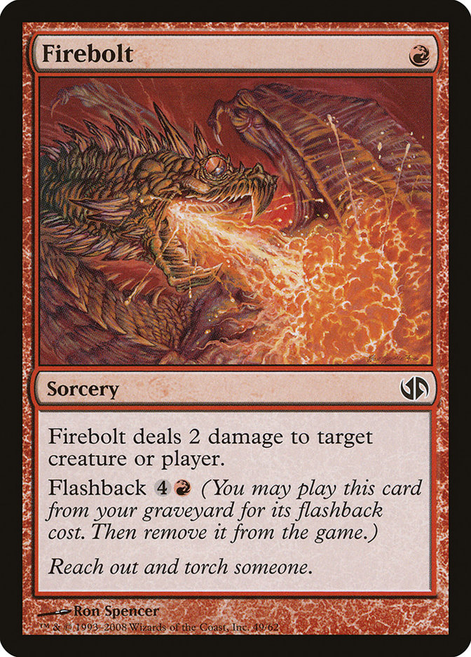 Firebolt [Duel Decks: Jace vs. Chandra] Magic: The Gathering