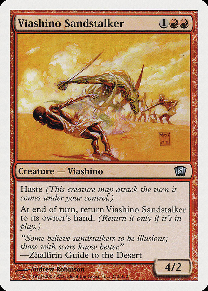Viashino Sandstalker [Eighth Edition] Magic: The Gathering