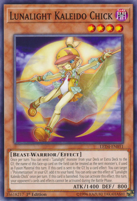 Lunalight Kaleido Chick [LED4-EN051] Common Yu-Gi-Oh!