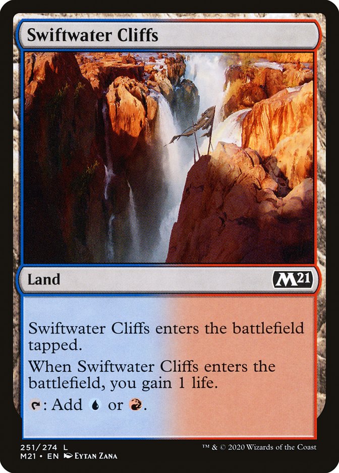 Swiftwater Cliffs [Core Set 2021] Magic: The Gathering