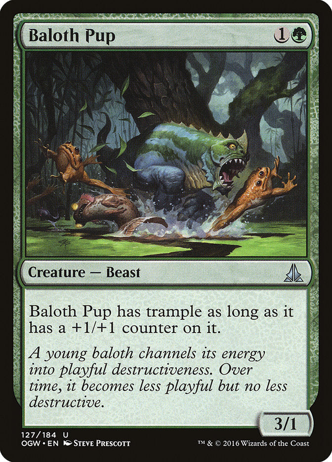 Baloth Pup [Oath of the Gatewatch] Magic: The Gathering