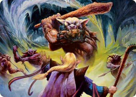 Den of the Bugbear (Dungeon Module) Art Card [Dungeons & Dragons: Adventures in the Forgotten Realms Art Series] Magic: The Gathering