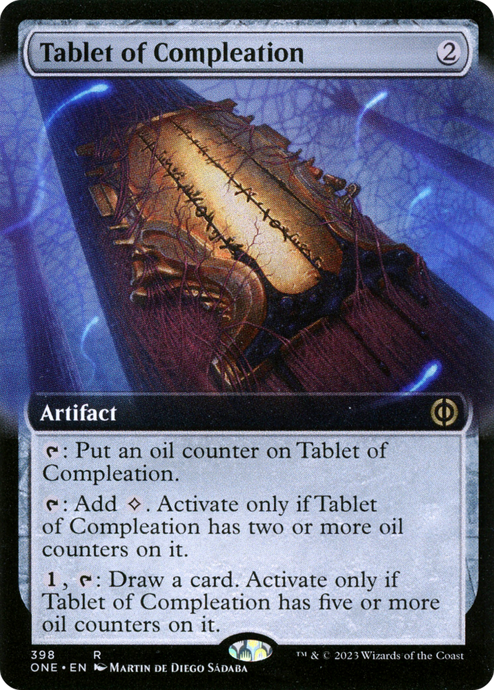 Tablet of Compleation (Extended Art) [Phyrexia: All Will Be One] Magic: The Gathering