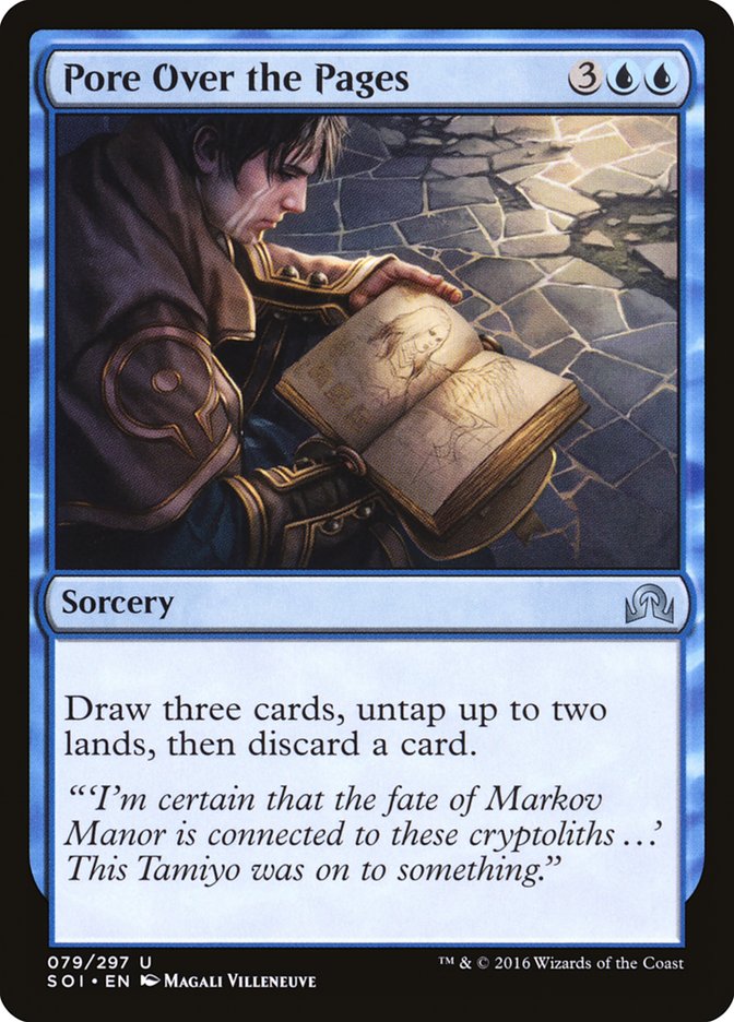 Pore Over the Pages [Shadows over Innistrad] Magic: The Gathering