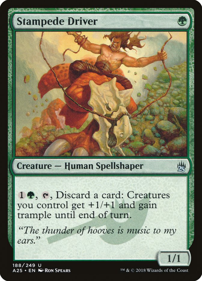 Stampede Driver [Masters 25] Magic: The Gathering