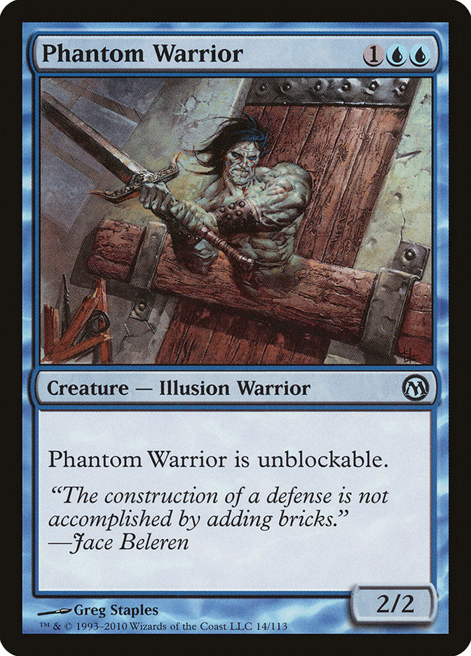 Phantom Warrior [Duels of the Planeswalkers] Magic: The Gathering