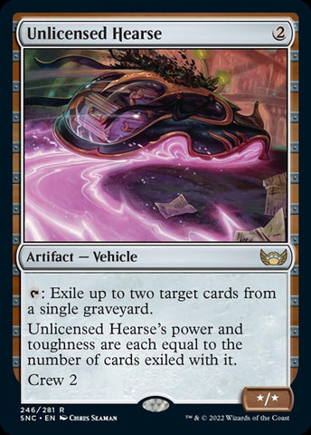 Unlicensed Hearse [Streets of New Capenna] Magic: The Gathering