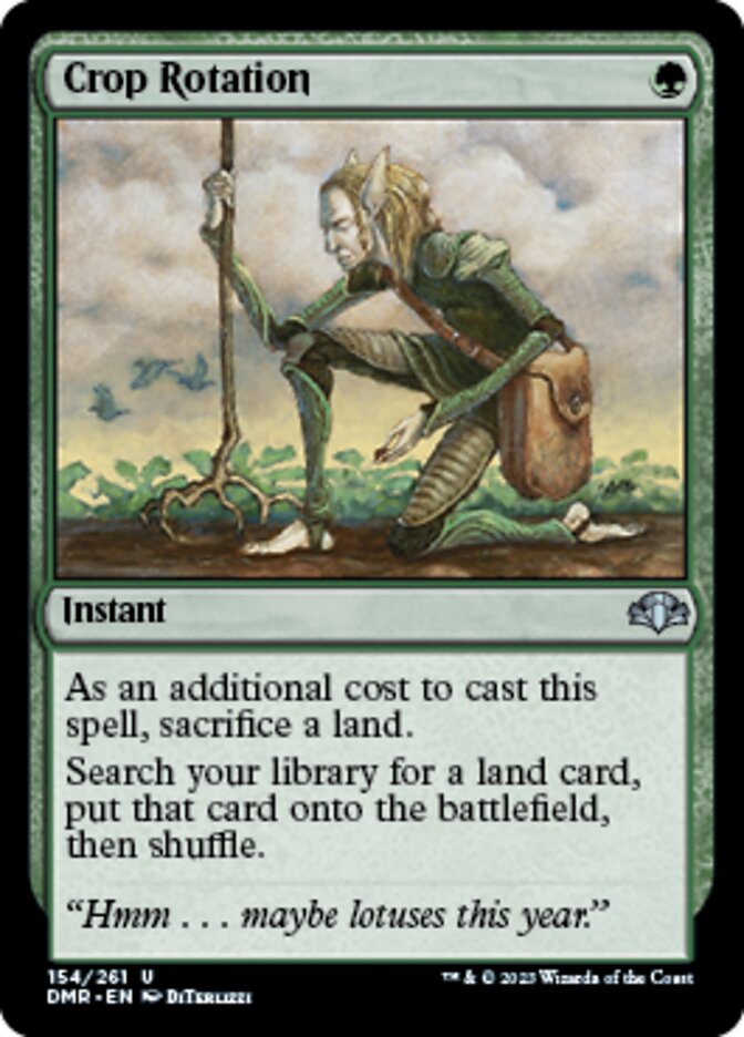 Crop Rotation [Dominaria Remastered] Magic: The Gathering