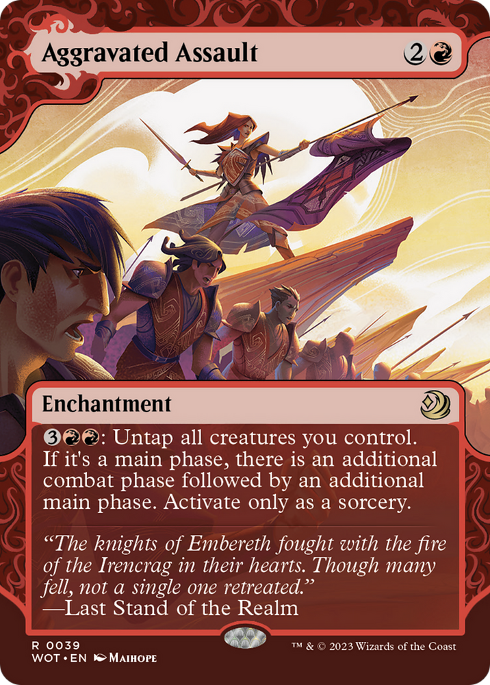 Aggravated Assault [Wilds of Eldraine: Enchanting Tales] Magic: The Gathering