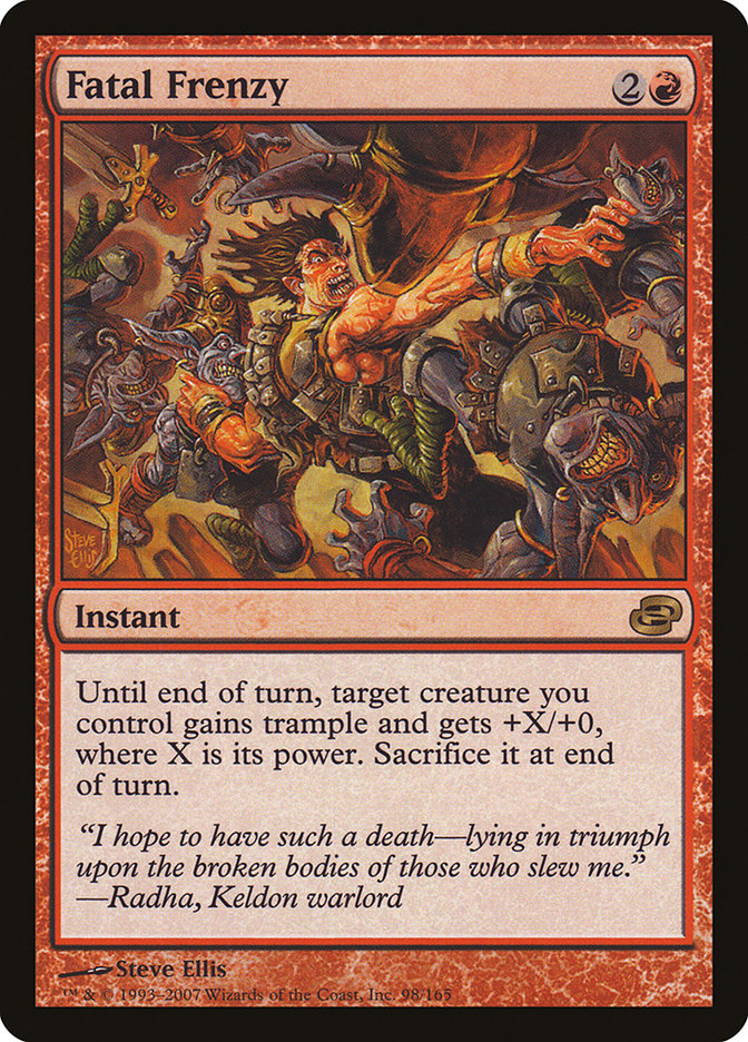 Fatal Frenzy [Planar Chaos] Magic: The Gathering
