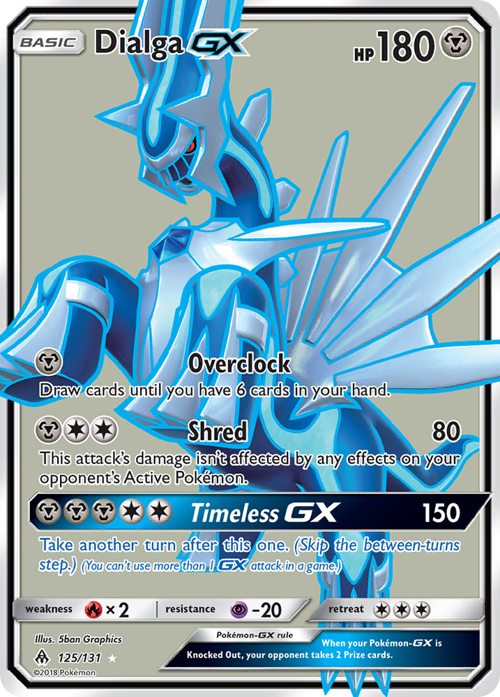 Dialga GX (125/131) [Sun & Moon: Forbidden Light] Pokémon