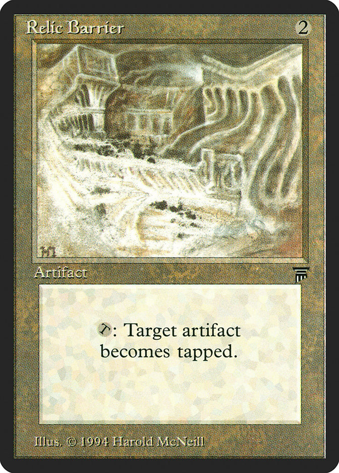 Relic Barrier [Legends] Magic: The Gathering
