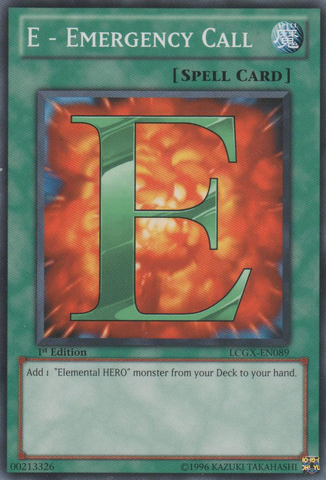 E - Emergency Call [LCGX-EN089] Common Yu-Gi-Oh!
