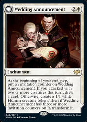 Wedding Announcement // Wedding Festivity [Innistrad: Crimson Vow] Magic: The Gathering