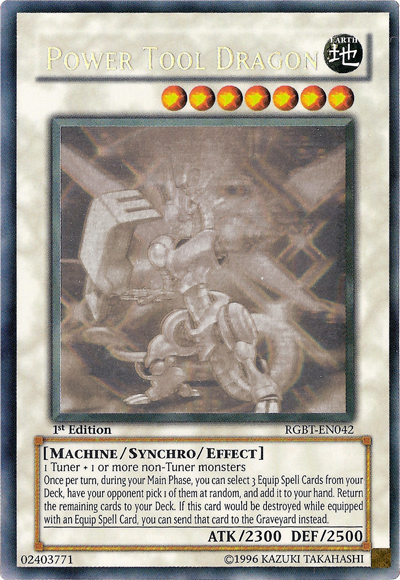Power Tool Dragon [RGBT-EN042] Ghost Rare Yu-Gi-Oh!