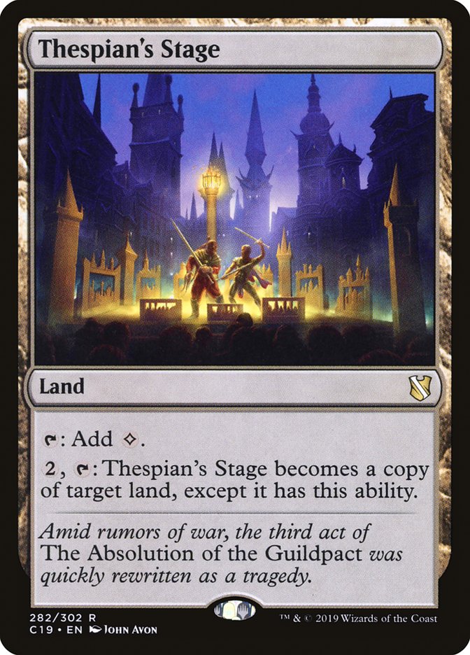 Thespian's Stage [Commander 2019] Magic: The Gathering