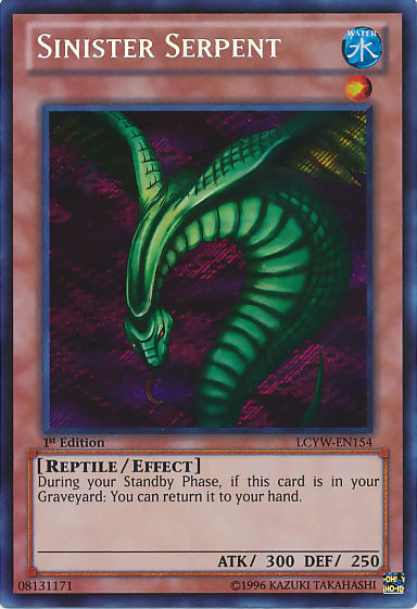 Sinister Serpent [LCYW-EN154] Secret Rare Yu-Gi-Oh!