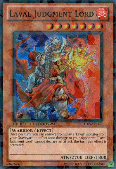 Laval Judgment Lord [DT05-EN029] Super Rare Yu-Gi-Oh!
