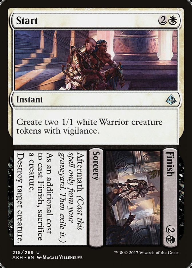 Start // Finish [Amonkhet] Magic: The Gathering