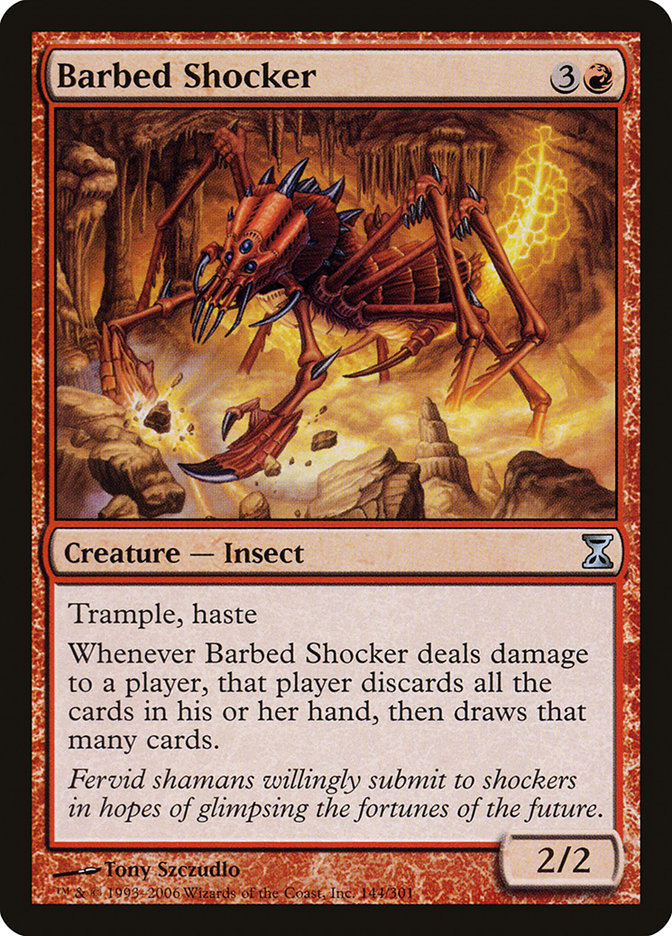 Barbed Shocker [Time Spiral] Magic: The Gathering