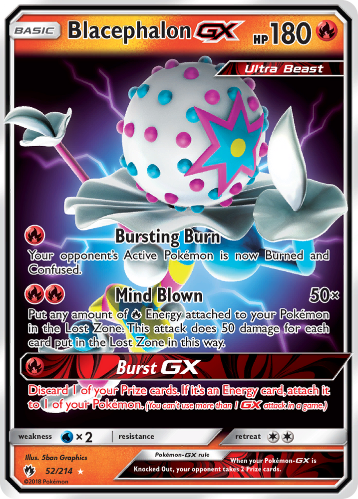 Blacephalon GX (52/214) [Sun & Moon: Lost Thunder] Pokémon