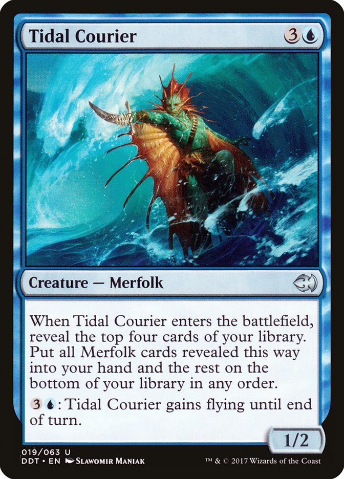 Tidal Courier [Duel Decks: Merfolk vs. Goblins] Magic: The Gathering