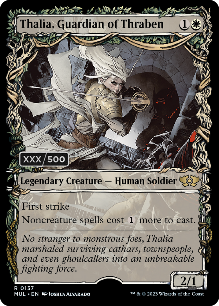 Thalia, Guardian of Thraben (Serialized) [Multiverse Legends] Magic: The Gathering