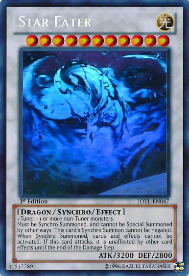 Star Eater (Ghost) [JOTL-EN047] Ghost Rare Yu-Gi-Oh!