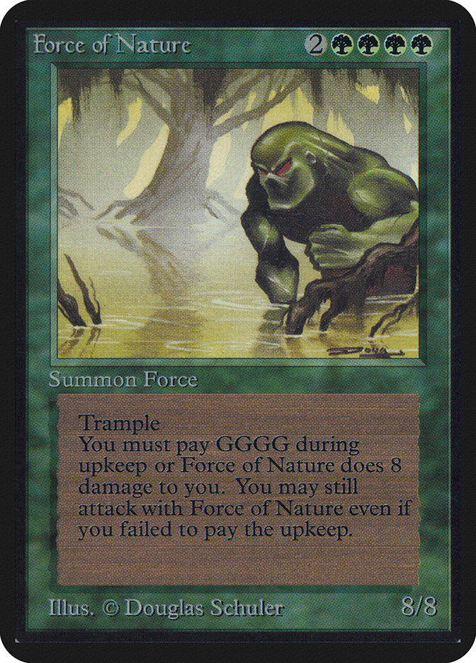 Force of Nature [Alpha Edition] Magic: The Gathering