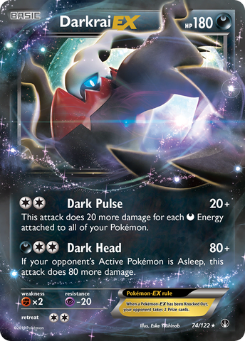 Darkrai EX (74/122) [XY: BREAKpoint] Pokémon