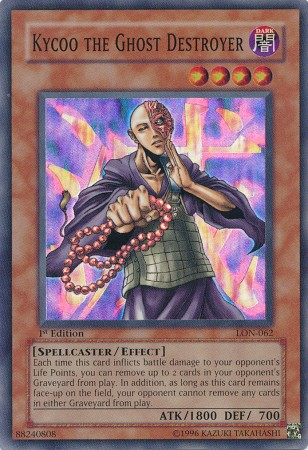 Kycoo the Ghost Destroyer [LON-062] Super Rare Yu-Gi-Oh!