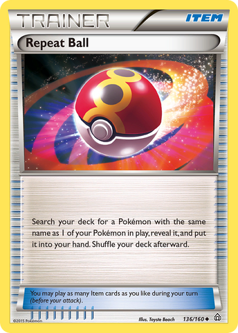 Repeat Ball (136/160) [XY: Primal Clash] Pokémon