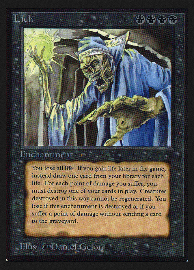 Lich [Collectors' Edition] Magic: The Gathering
