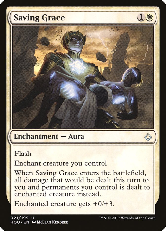 Saving Grace [Hour of Devastation] Magic: The Gathering