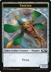 Goblin // Thopter Double-Sided Token (Game Night) [Core Set 2019 Tokens] Magic: The Gathering
