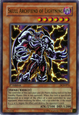Skull Archfiend of Lightning [DCR-073] Ultra Rare Yu-Gi-Oh!