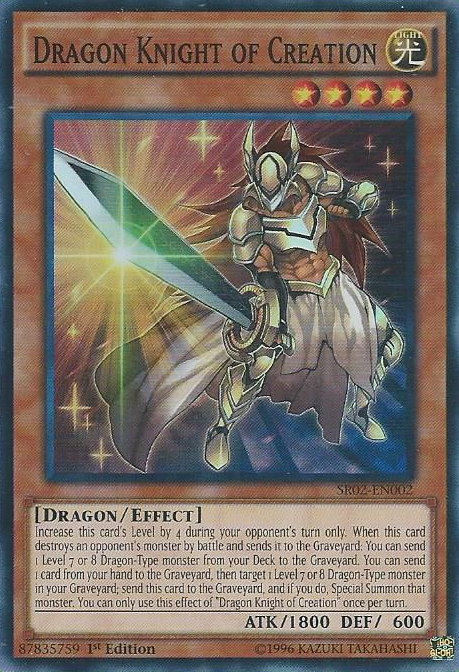 Dragon Knight of Creation [SR02-EN002] Super Rare Yu-Gi-Oh!