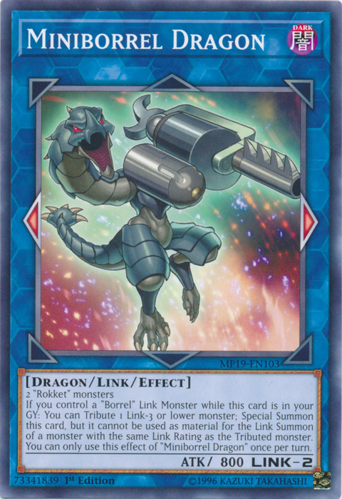 Miniborrel Dragon [MP19-EN103] Common Yu-Gi-Oh!